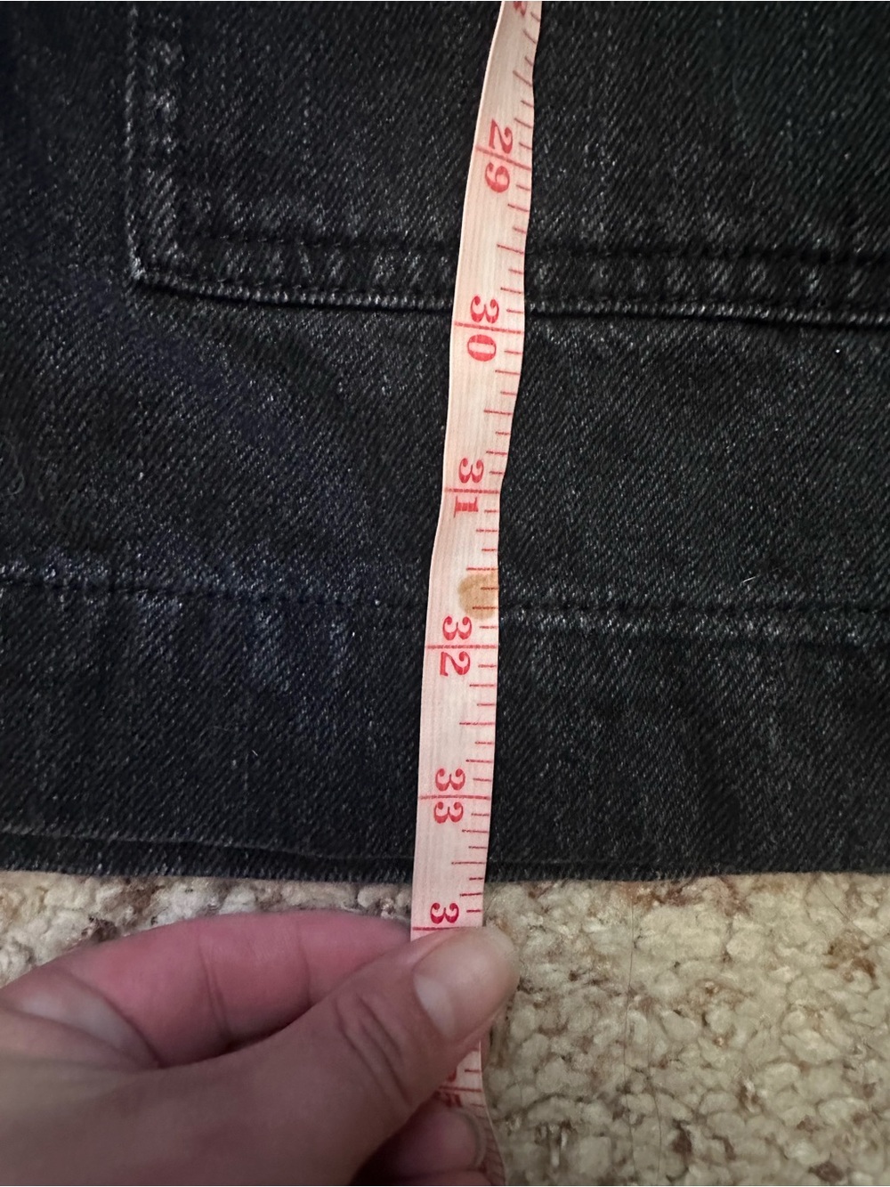 Universal Thread Black Denim Pinafore Mini Dress - Picture 6 of 6